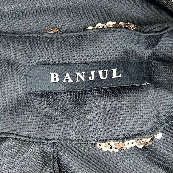 Gatsby Sequin Embellished Gold Halter Mermaid Formal Gown NWT - Picture 9 of 10